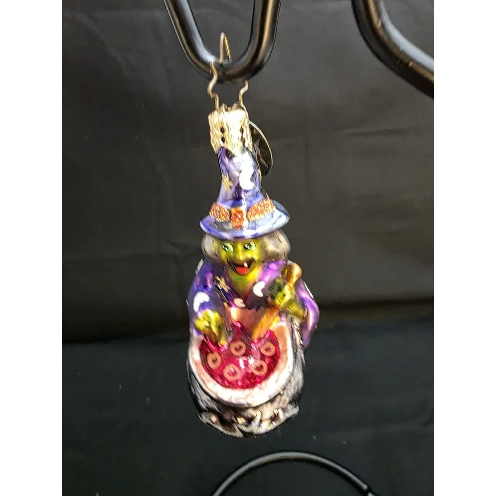 VTG 2001 Radko What's Brewing 01-848-0 Little Gem Witch Cauldron Ornament